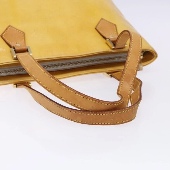 LOUIS VUITTON Monogram Vernis Houston Hand Bag Gris - Picture 7 of 16